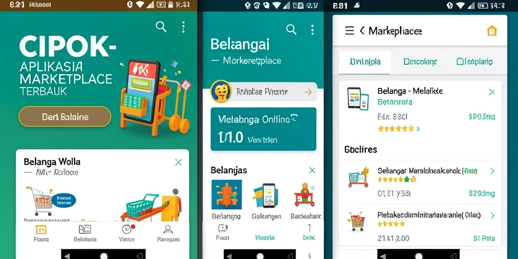 Tampilan antarmuka aplikasi CIPOK yang modern dan user-friendly.