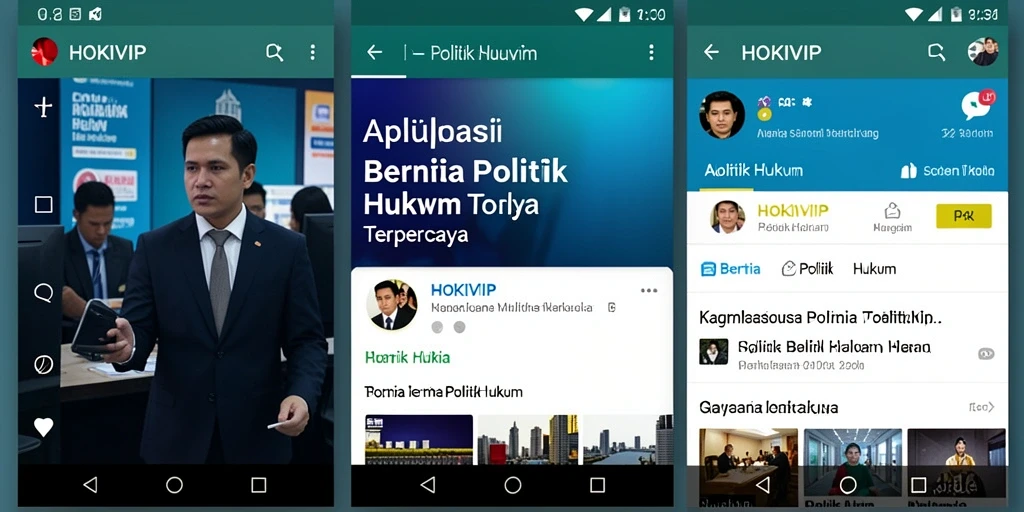 Tampilan antarmuka aplikasi HOKIVIP yang informatif dan mudah digunakan.