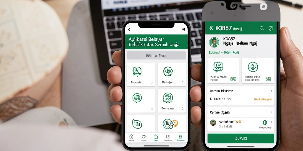 Tampilan antarmuka aplikasi KO857 yang user-friendly.